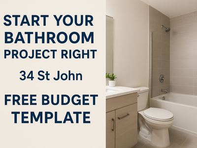 Start Your Bathroom Project Right – 34 St John Free Budget Template