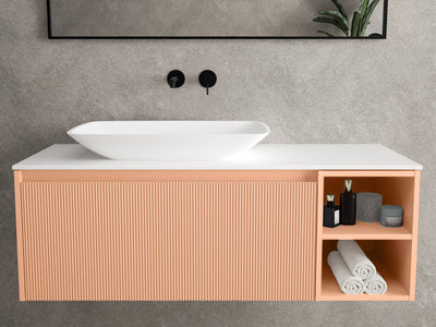 8 Ways to Add the 2024 Colour of The Year Peach Fuzz to Your Bathroom