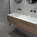 Raffinata Two Drawer Vanity Unit With Beyondstone Double Basin - Oak 1400mm