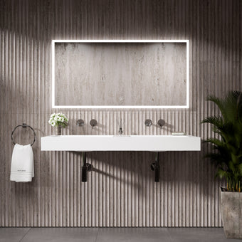 Bloc Wall Hung Beyondstone Double Basin - 1200mm