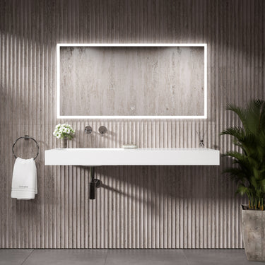 Bloc Wall Hung Left Handed Beyondstone Basin - 1200mm