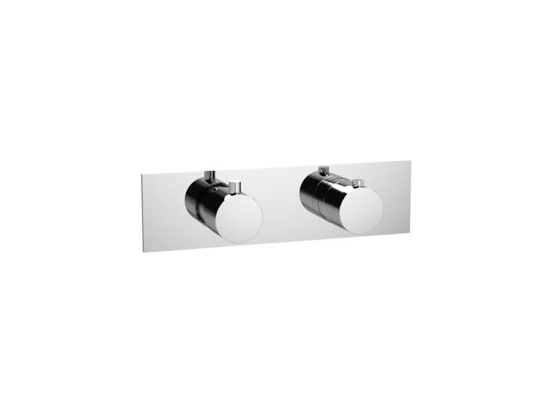 Tech Landscape 2 Outlet Thermostatic Shower Valve  - Chrome