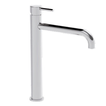 Tech Tall Deck Mounted Basin Mixer Tap - Chrome