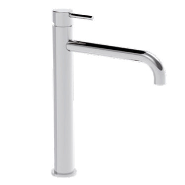 Tech Tall Deck Mounted Basin Mixer Tap - Chrome
