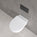 Primo Dolce Wall Hung Rimless Toilet, With Concealed Cistern Frame & Matt Black Flush Plate