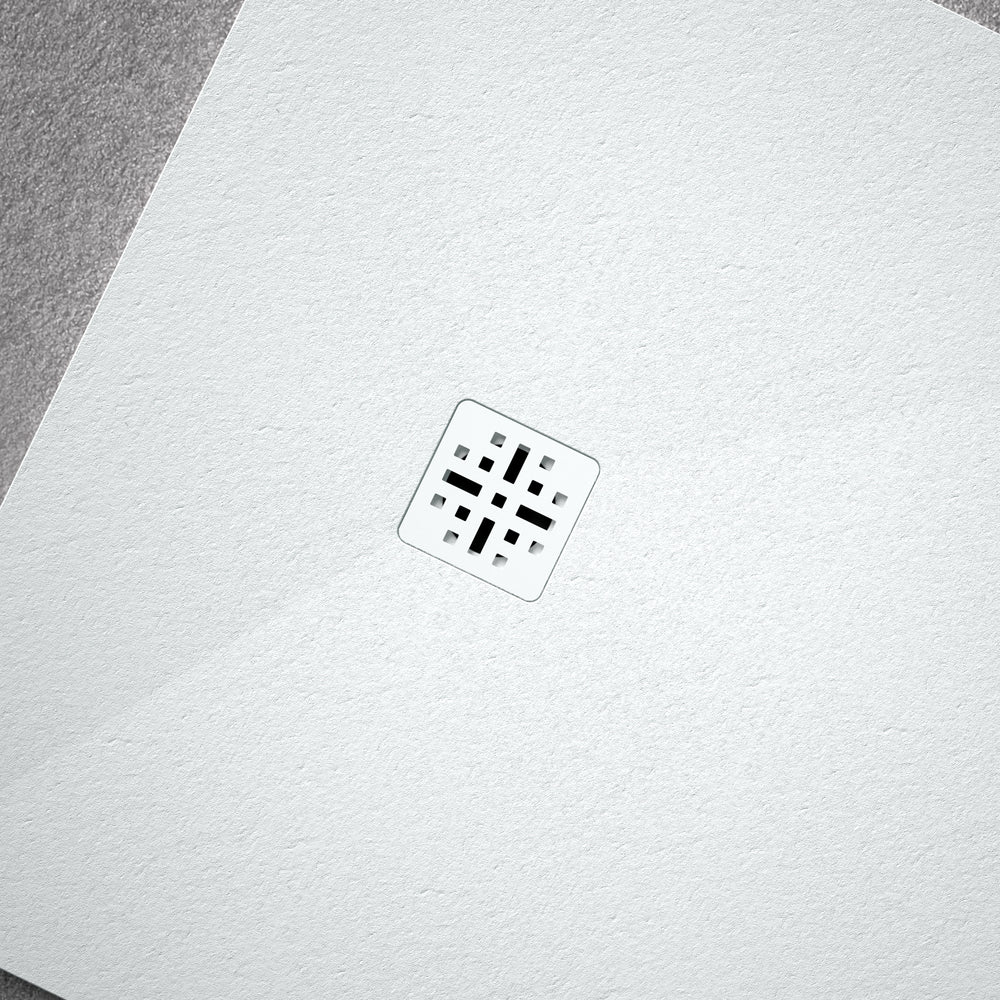 Ardesia Low Profile Stone Square Shower Tray - 1000 x 1000