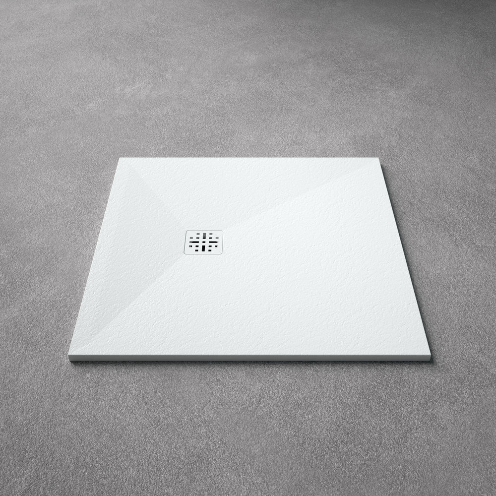 Ardesia Low Profile Stone Square Shower Tray - 1000 x 1000