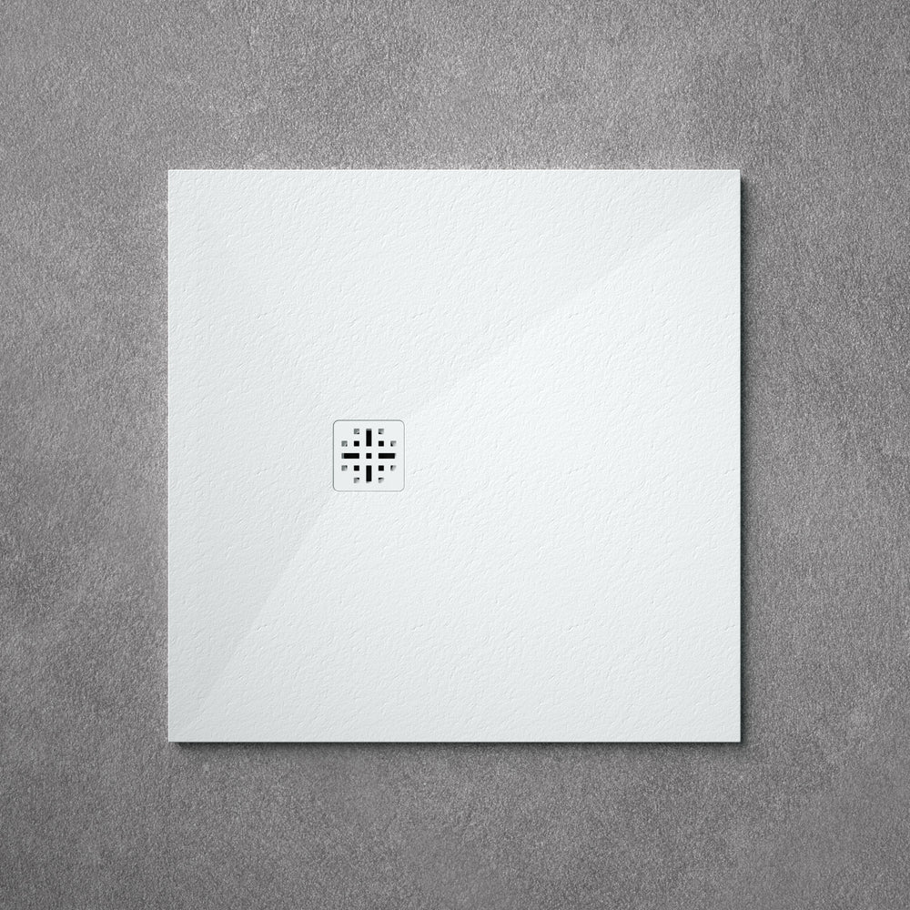 Ardesia Low Profile Stone Square Shower Tray - 1000 x 1000
