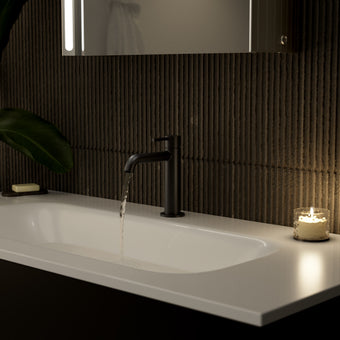 Monobloc Basin Mixer Tap - Matt Black