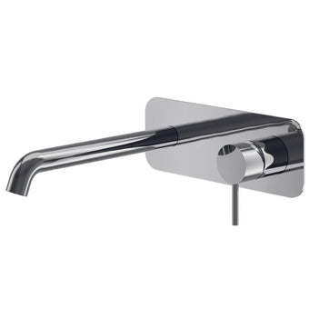 Elle Wall Mounted Basin Mixer Tap - Chrome