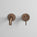 Brushed Copper Wall Mounted Mixer Basin Tap