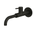 Elle Monobloc Wall Mounted Basin Mixer 1 Hole Tap - Matt Black