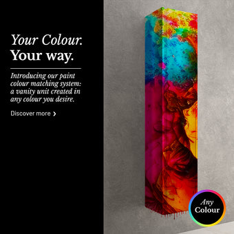 Scanalato Tall Wall Cabinet - Choose Your Own Colour 350mm x 1650mm