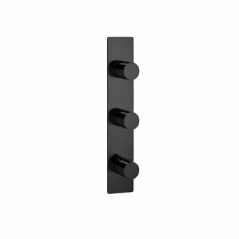 Profili Universal 3 Handle 2 Outlet & Versobox Trimset - Matt Black