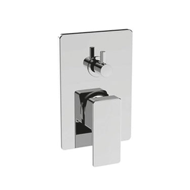 Profili Wall Mounted Shower Mixer & Diverter - Chrome