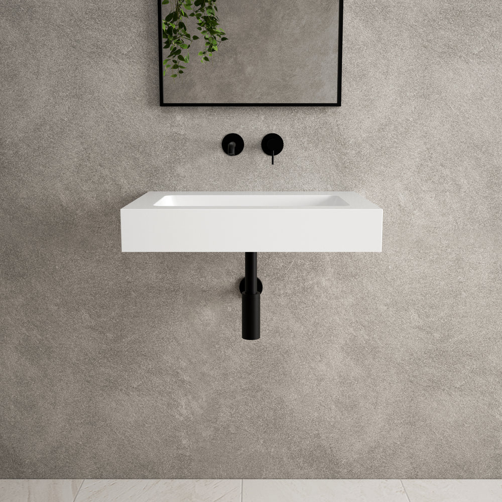 Bloc Wall Hung Beyondstone Basin - 600mm