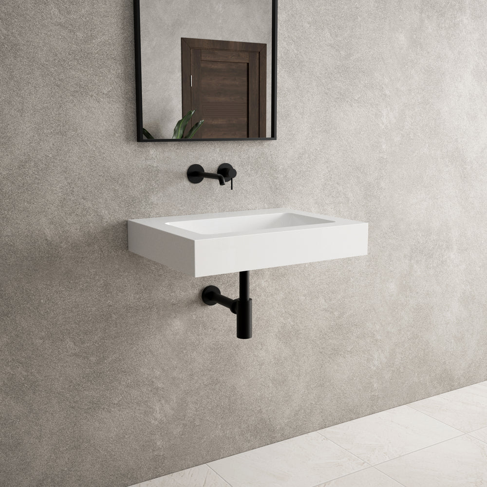 Bloc Wall Hung Beyondstone Basin - 600mm