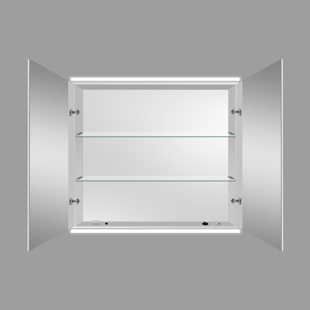 Dolcetto Steam Free Bathroom Mirror Cabinet 800x700mm