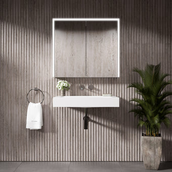 Bloc Wall Hung Beyondstone Basin - 700mm