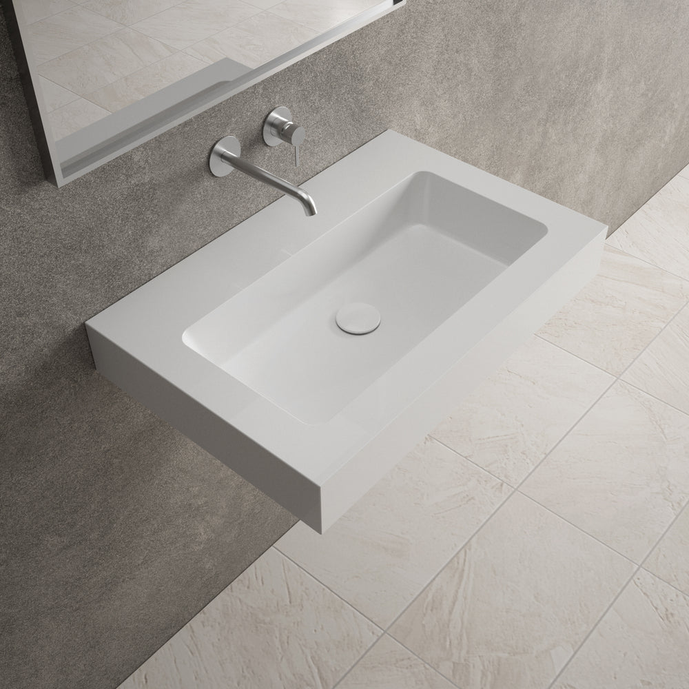 Bloc Wall Hung Beyondstone Basin - 700mm