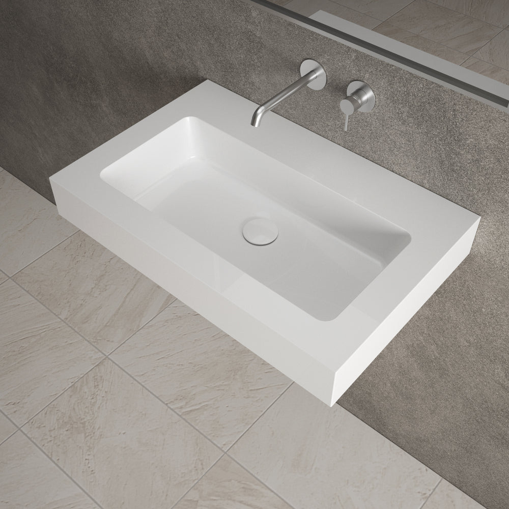 Bloc Wall Hung Beyondstone Basin - 700mm