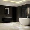 Raffinata One Drawer Vanity Unit With Beyondstone Basin - Matt Black 1000mm image