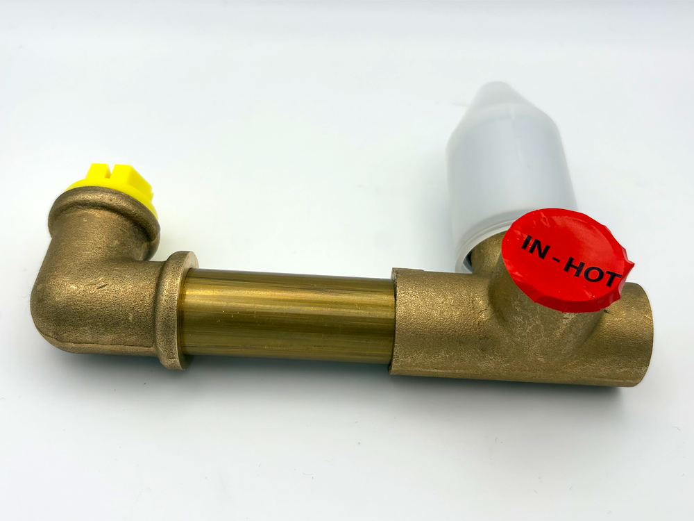 Brushed Copper Wall Mounted Mixer Basin Tap