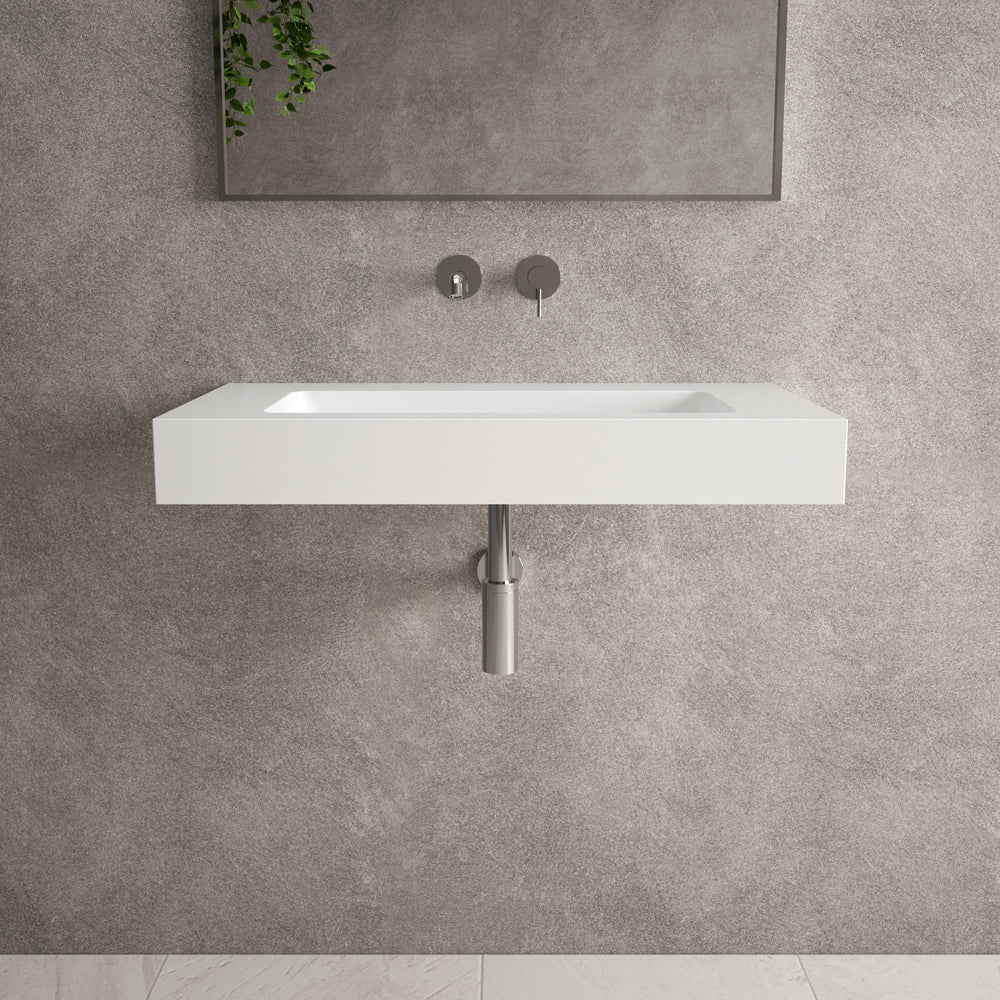 Bloc Wall Hung Beyondstone Basin - 800mm
