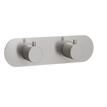 Pepe Landscape 2 Outlet Thermostatic Valve Trim Set  - Inox