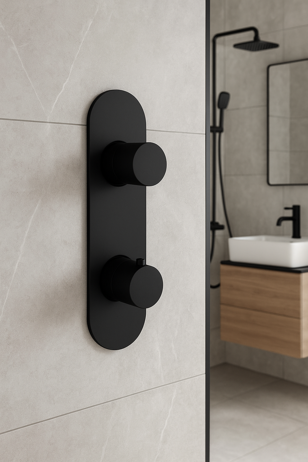 Pepe Universal 2 Handle 2 way & Versobox  - Matt Black