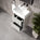 GSI Kube Bevel Slimline Double Drawer Vanity Unit With Ceramic Basin - Matt Grey 500mm x 370mm