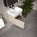 GSI Nubes Bevel Single Reversible Door Vanity Unit With Ceramic Basin - Matt Pebble 400mm x 320mm