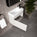 GSI Nubes Bevel Single Reversible Door Vanity Unit With Ceramic Basin - Matt Grey 500mm x 250mm