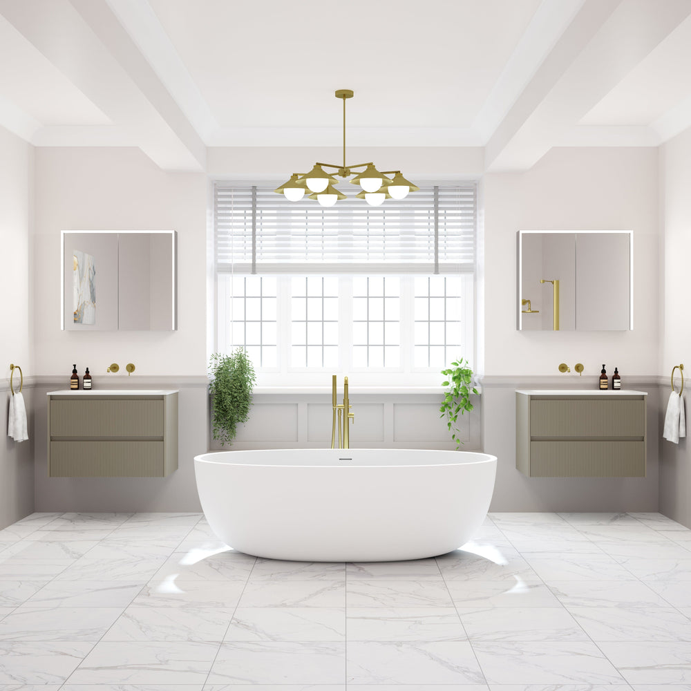 Lugano Freestanding Stone Bath 1600mm