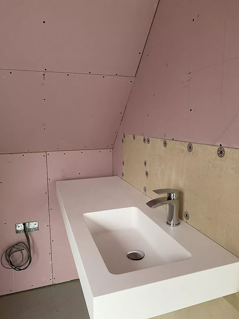 Bloc Wall Hung Right Handed Beyondstone Basin - 1200mm