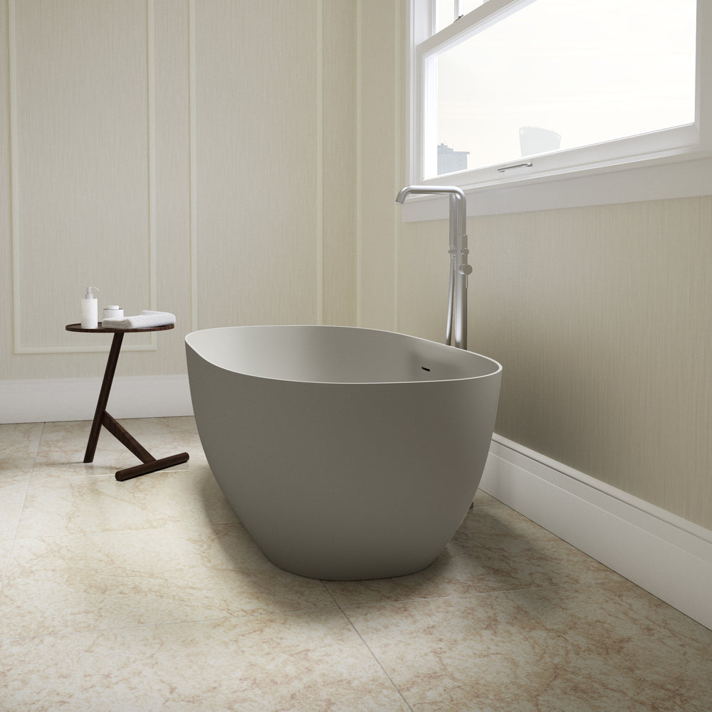 Como Freestanding Stone Bath - Grey 1700mm