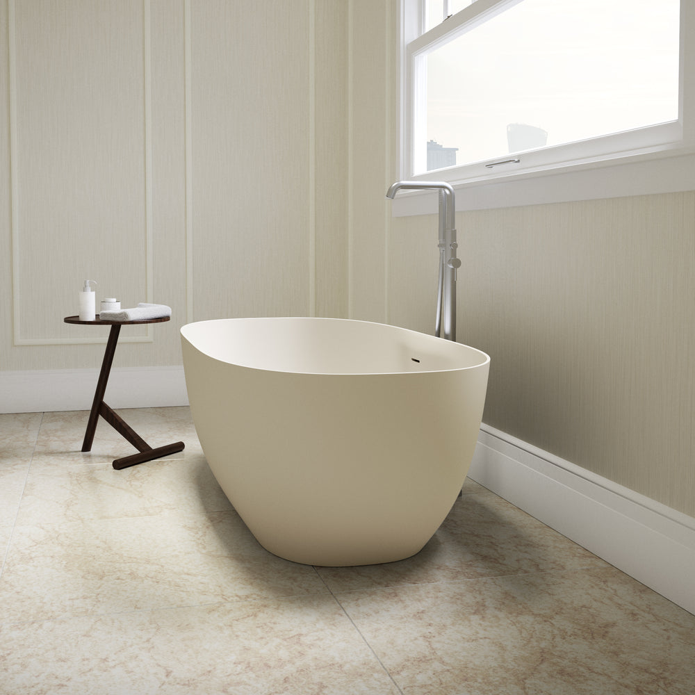 Como Freestanding Stone Bath - Cream 1700mm