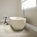 Como Freestanding Stone Bath - Cream 1700mm