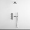 Three Way Thermostatic Shower Set With Handheld Shower, Bath Spout And Wall Mounted Shower Head