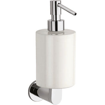 Carmen Wall Mounted Liquid Soap Dispenser - Chrome