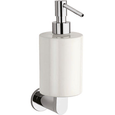 Carmen Wall Mounted Liquid Soap Dispenser - Chrome