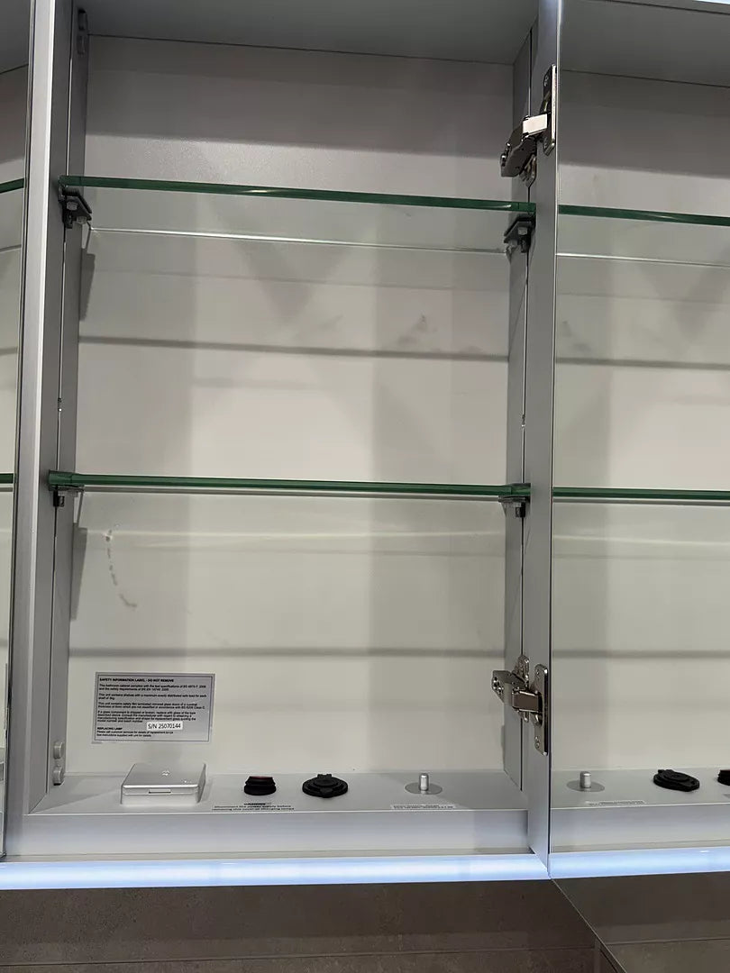 Dolcetto Steam Free Bathroom Mirror Cabinet 1200x700mm