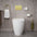 GSI Kube X Smart Toilet Swirlflush With Soft Close Seat - Back To Wall 59cm