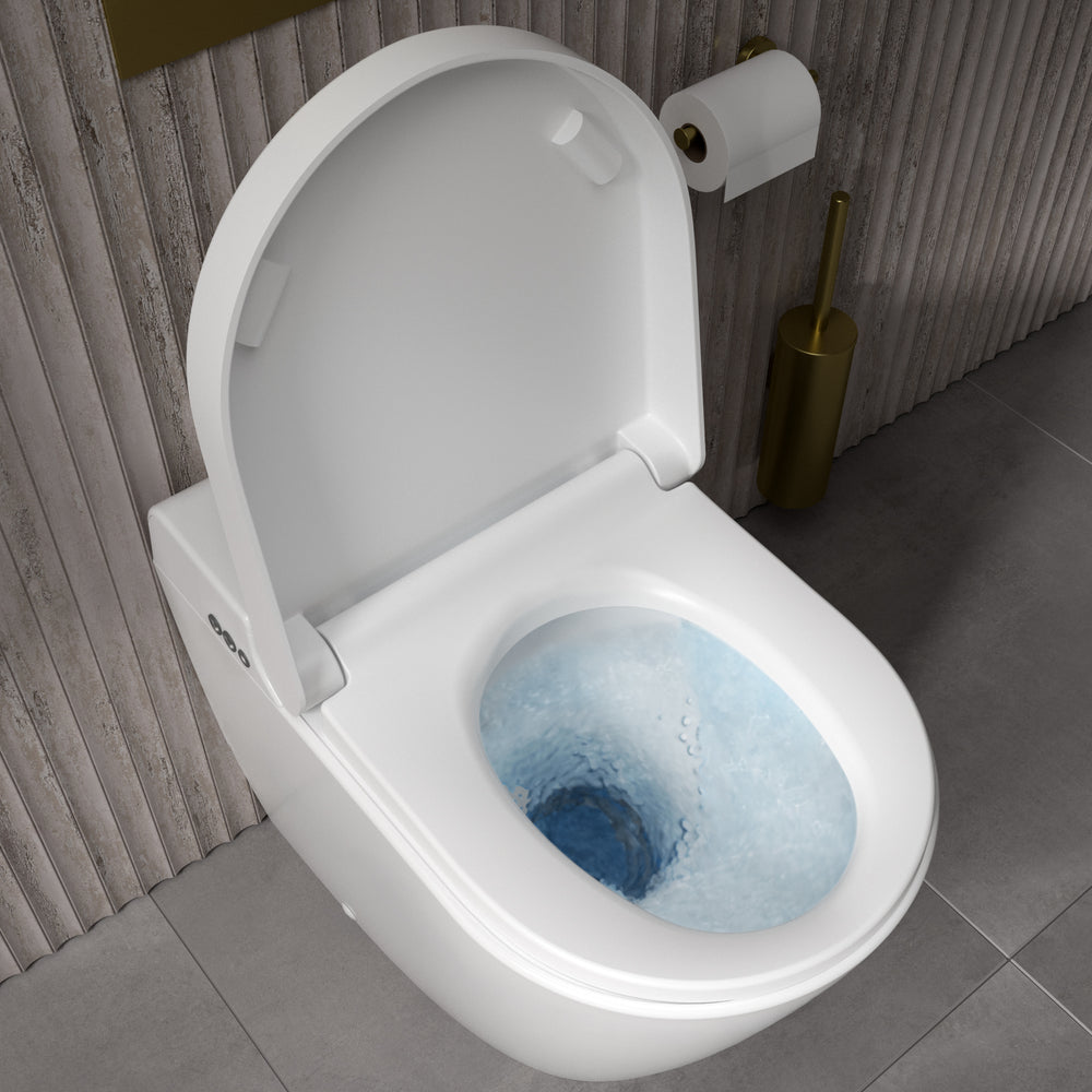 GSI Kube X Smart Toilet Swirlflush With Soft Close Seat - Back To Wall 59cm