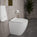 GSI Pura Back to Wall Swirlflush Pan and Slimline Soft Close Seat - 50cm