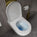 GSI Pura Wall Hung Swirlflush Pan and Wrapover Soft Close Seat - 55cm