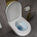GSI Pura Short Projection Wall Hung Swirlflush Pan and Wrapover Soft Close Seat - 50cm