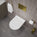 GSI Kube X Wall Hung Genius Pan and Slimline Soft Close Seat - 50cm