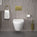 GSI Kube X Wall Hung Genius Pan and Wrapover Soft Close Seat - 50cm