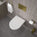 GSI Kube X Wall Hung Genius Pan and Wrapover Soft Close Seat - 50cm